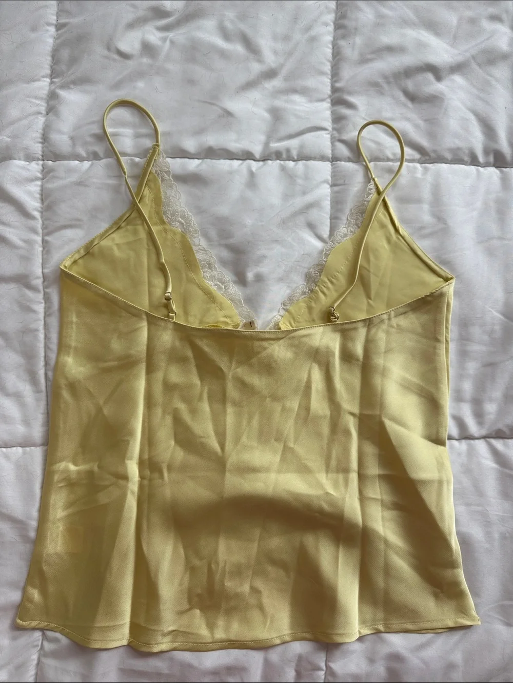Sunday Up Silk/Lace Cami Large